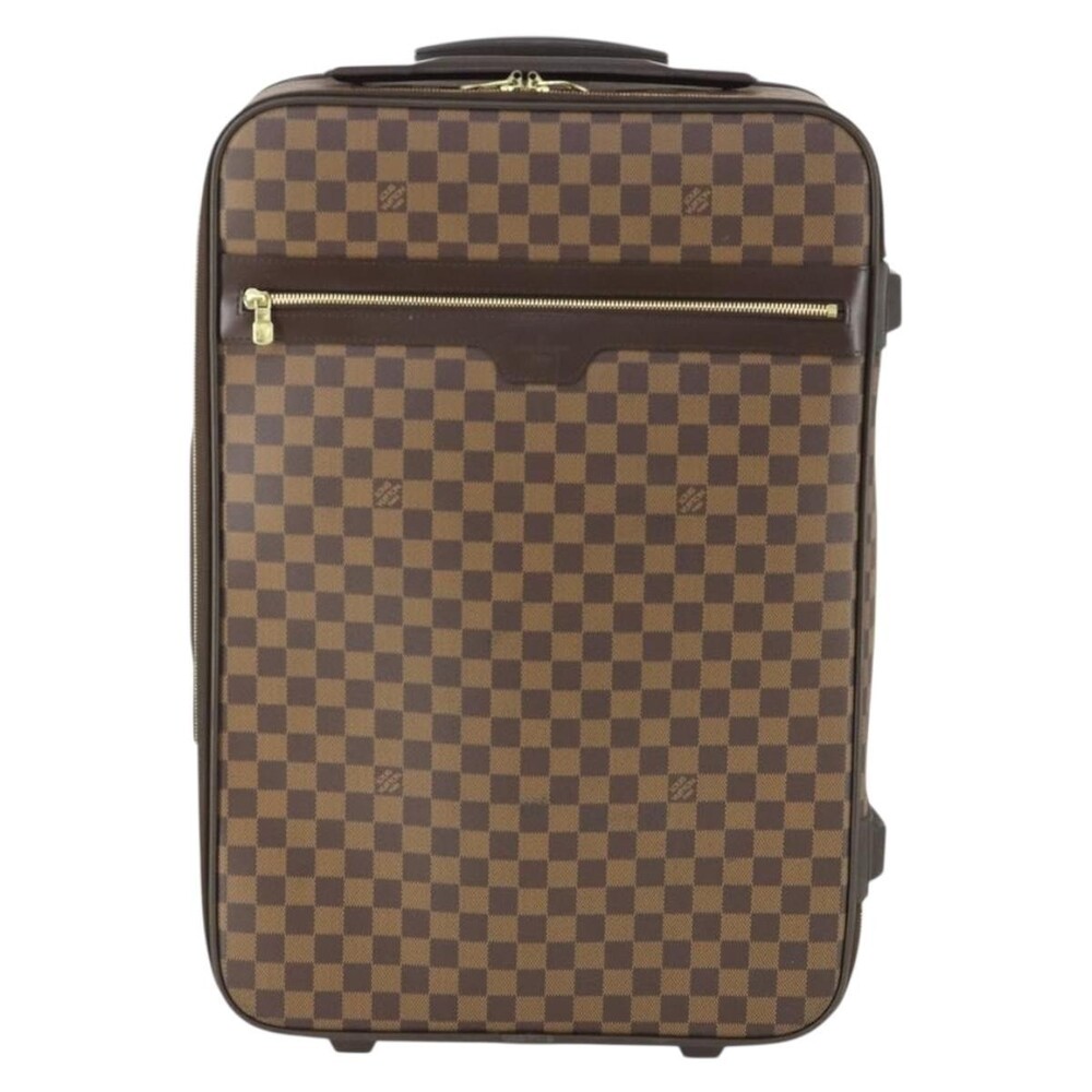 Louis Vuitton Damier Ebene Pegas 55 Suitcase Brown